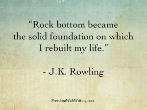 rock bottom JK Rowling